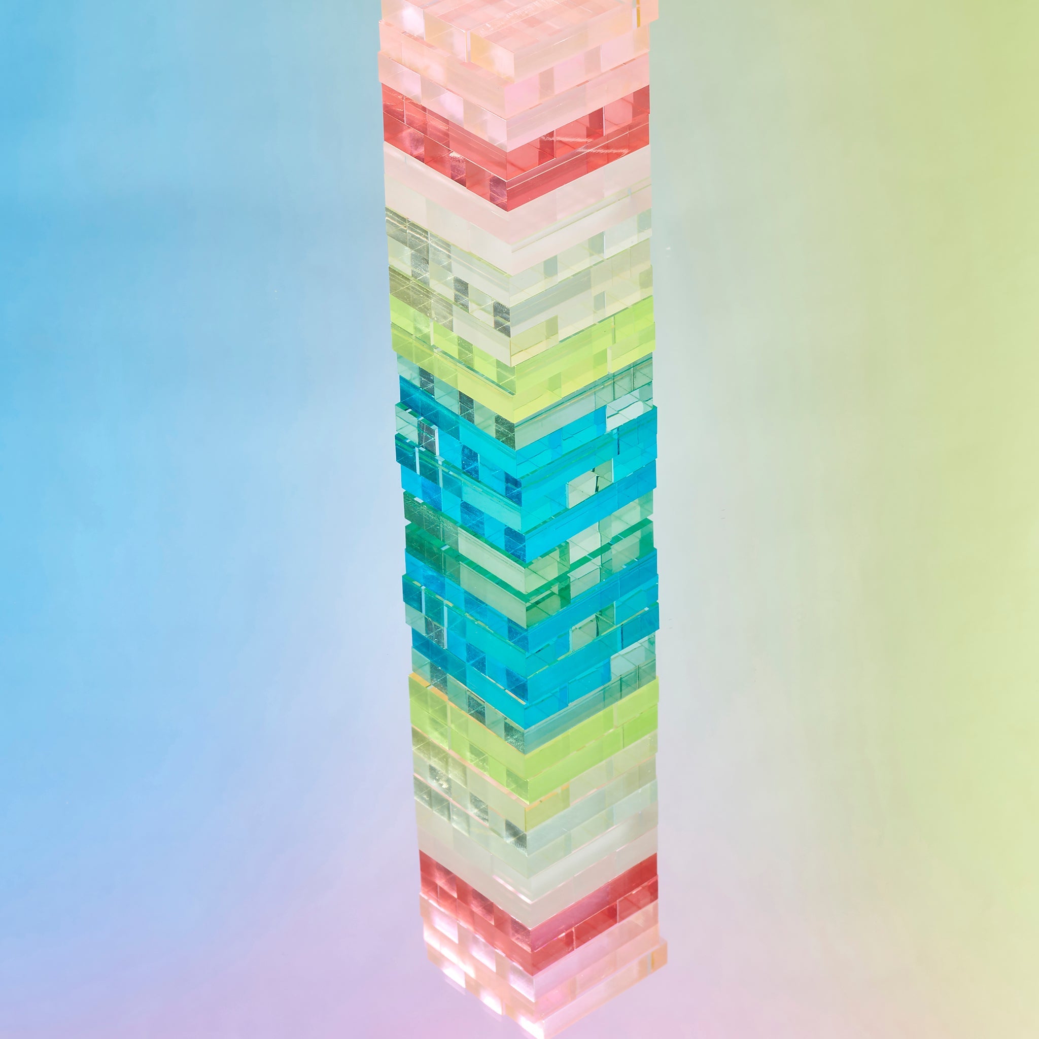 Juego Mini Jumbling Tower Crystal Lucite - Multicolor