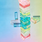 Juego Mini Jumbling Tower Crystal Lucite - Multicolor