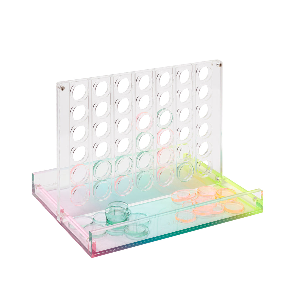 Jeu 4 En 1 Crystal Lucite - Multicolore