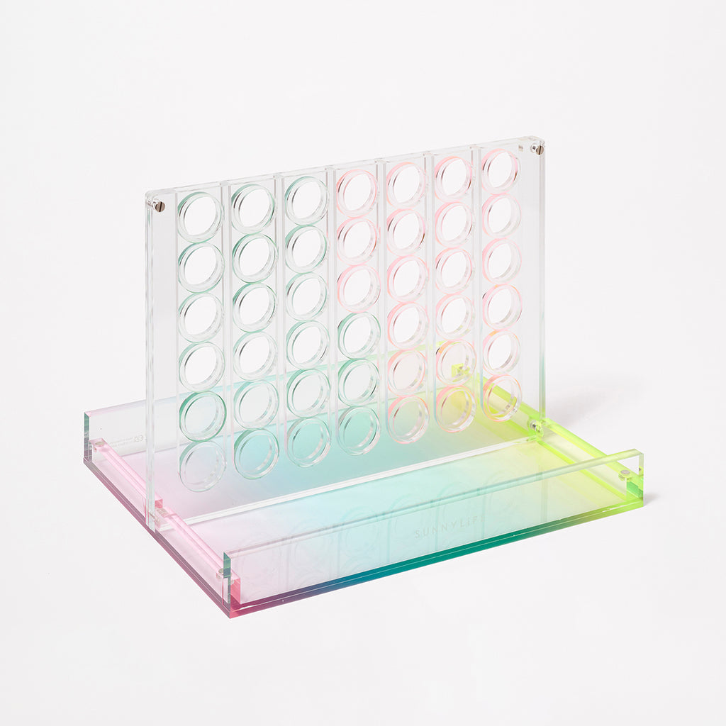 Jeu 4 En 1 Crystal Lucite - Multicolore