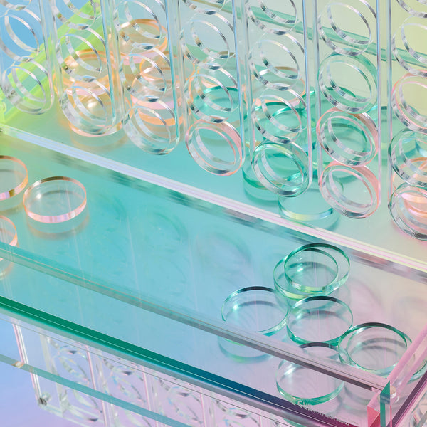 Jeu 4 En 1 Crystal Lucite - Multicolore