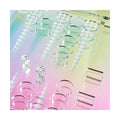 Plateau Jeu Backgammon Crytal Lucite - Multicolore