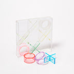 Jeu Tic Tac Crystal Lucite - Multicolore
