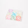 Jeu Tic Tac Crystal Lucite - Multicolore