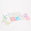 Jeu Tic Tac Crystal Lucite - Multicolore
