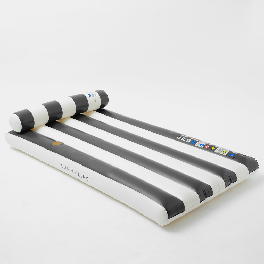 Matelas Lilo Rayures Noires