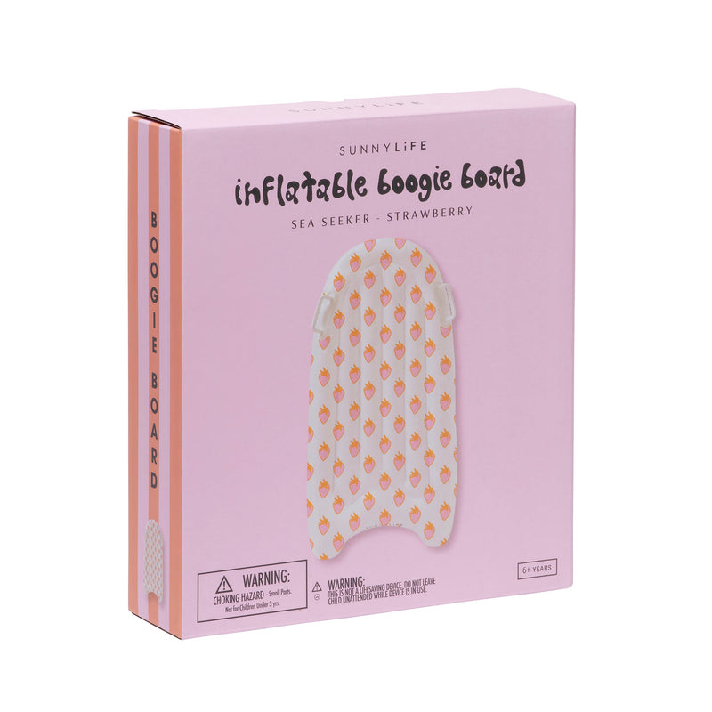 Body Surf Flottant Sea Seeker Strawberry Enfant - Imprimé Fond Blanc