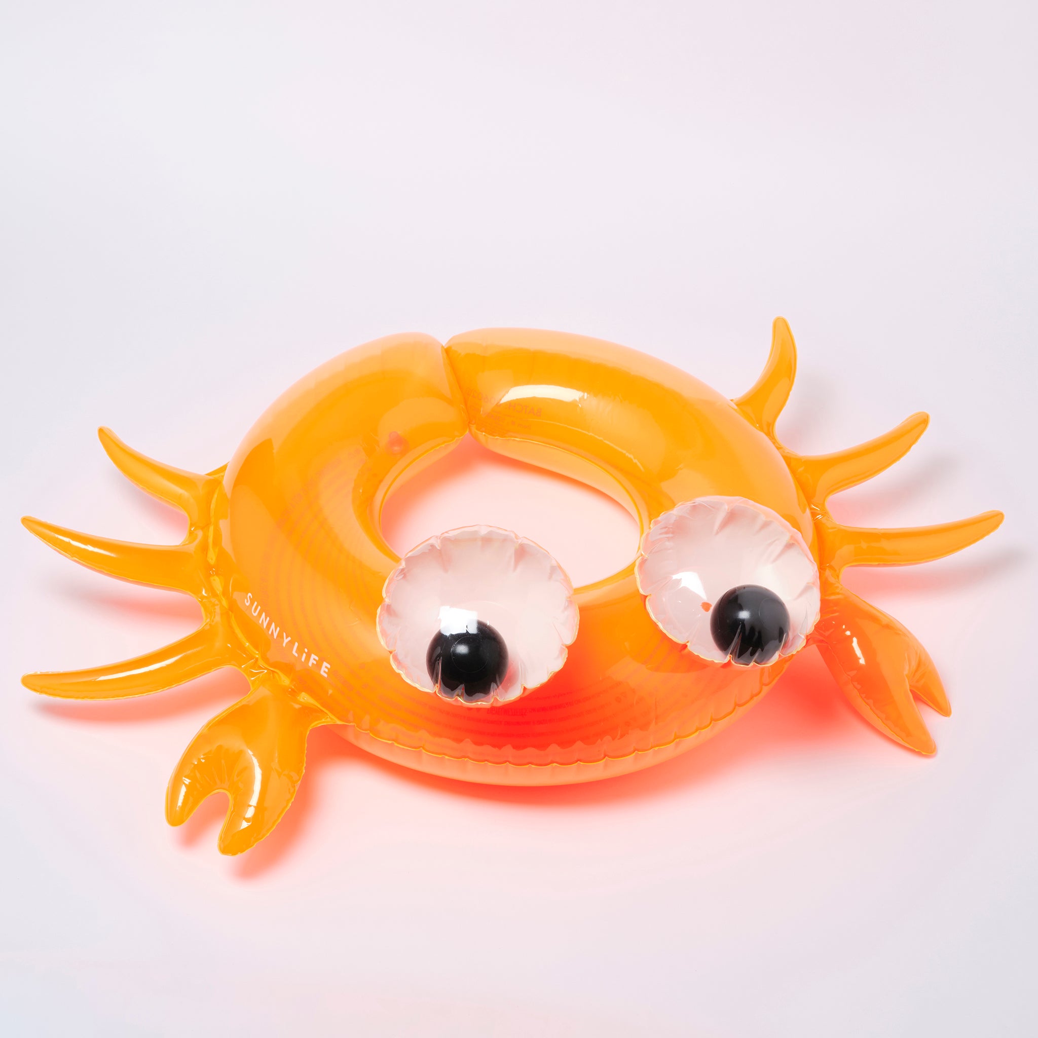 Bouée pour Enfant Sonny la Créature Marine Orange Fluo