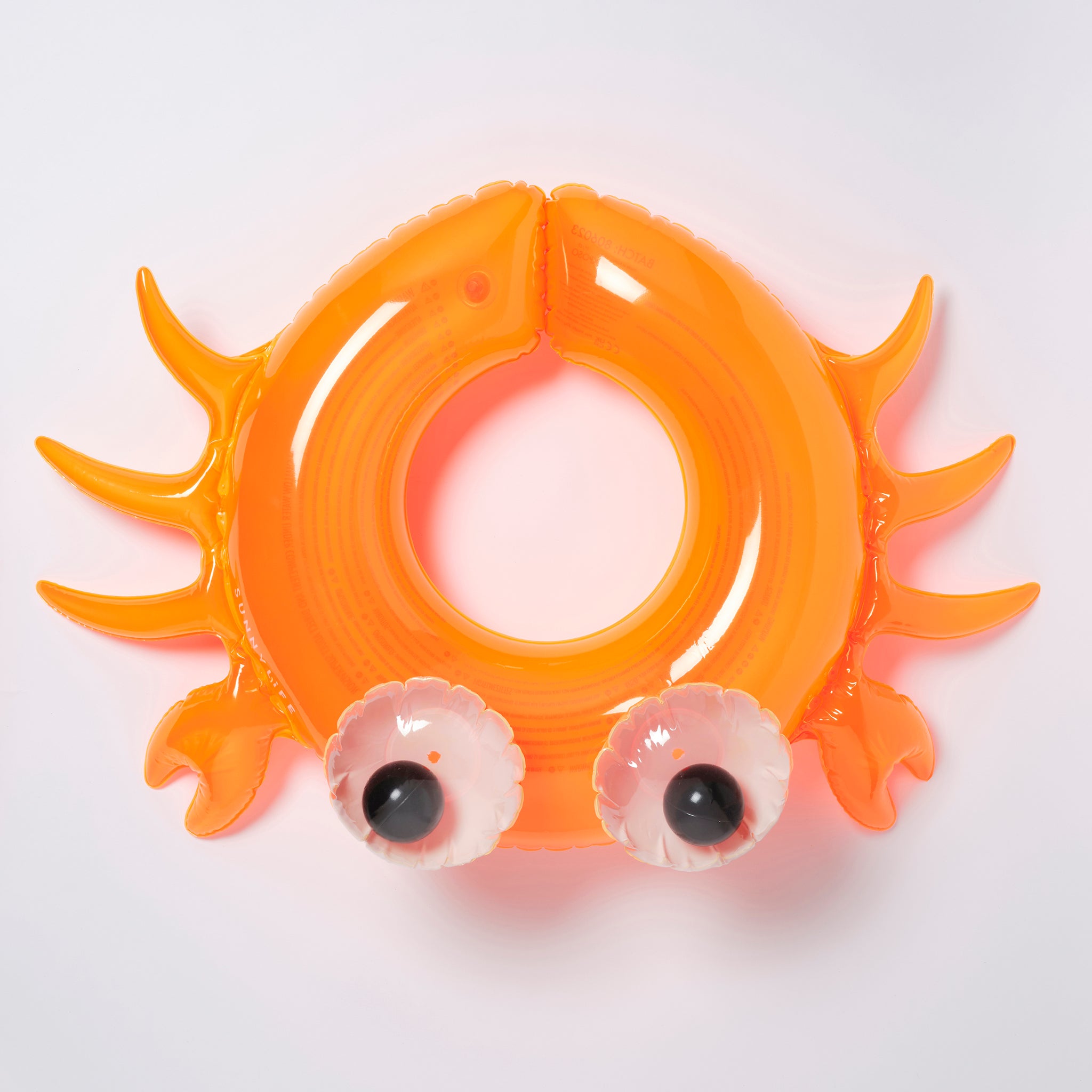 Bouée pour Enfant Sonny la Créature Marine Orange Fluo