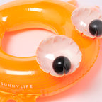 Bouée pour Enfant Sonny la Créature Marine Orange Fluo