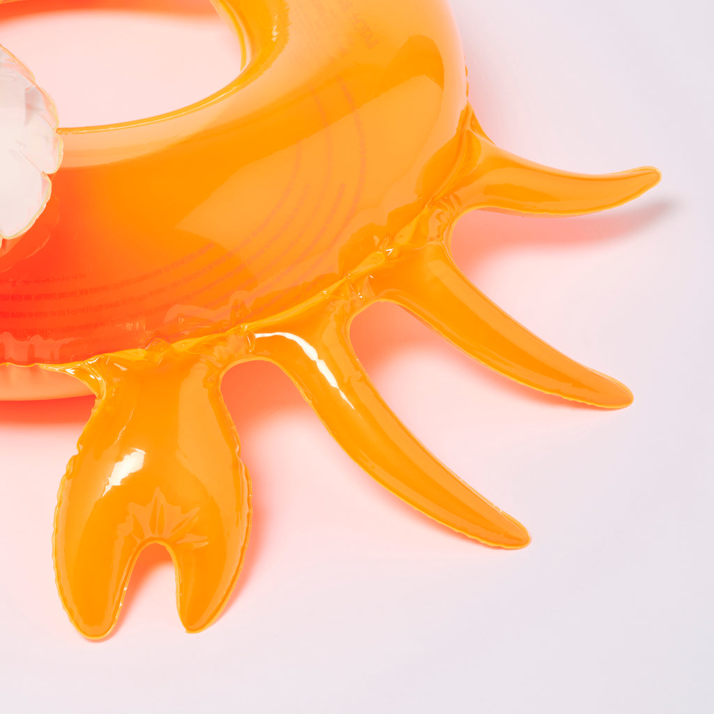 Bouée pour Enfant Sonny la Créature Marine Orange Fluo