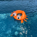 Bouée pour Enfant Sonny la Créature Marine Orange Fluo