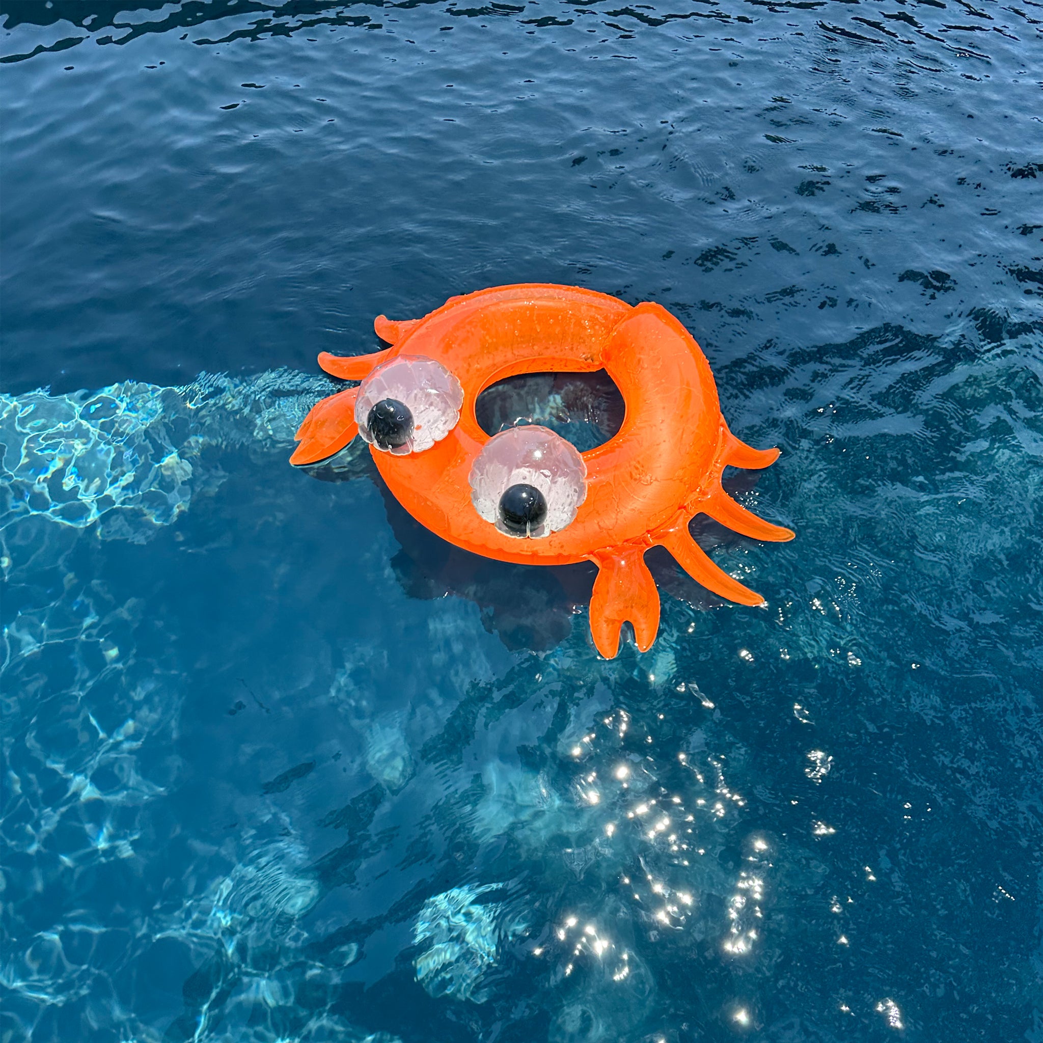 Bouée pour Enfant Sonny la Créature Marine Orange Fluo