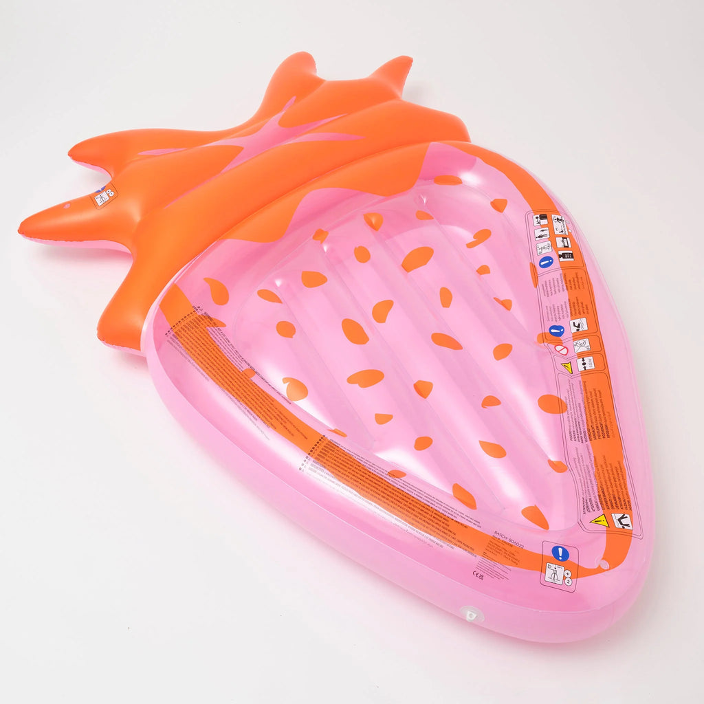 Matelas Flottant Strawberry Adulte - Rose