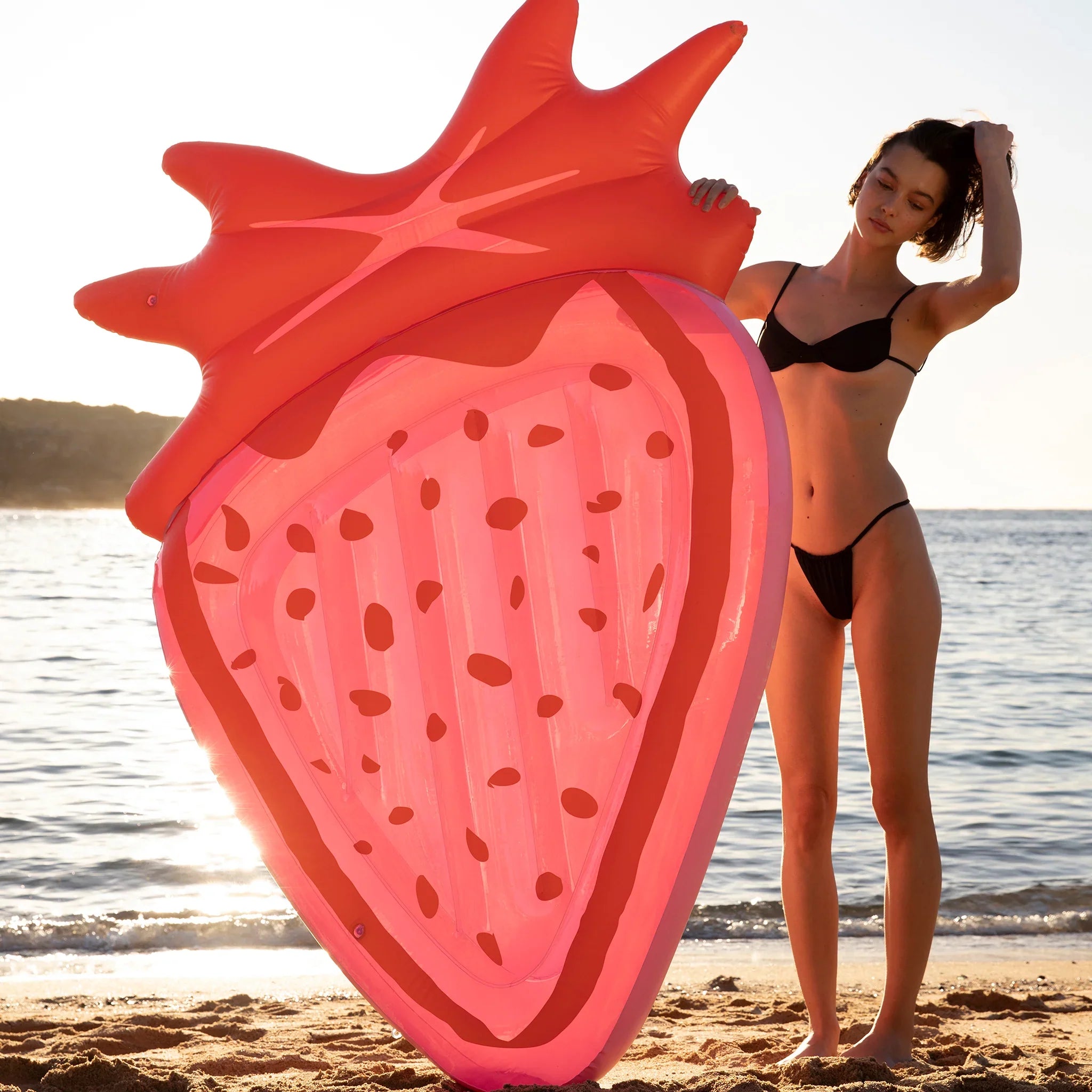 Strawberry Adult Float Mat - Pink