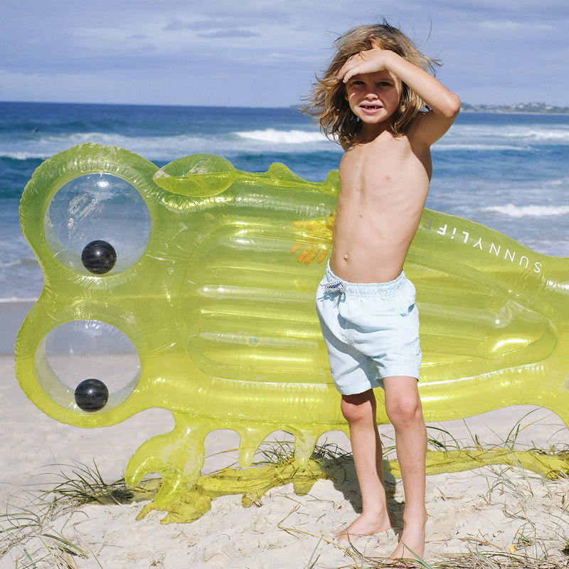 Matelas Flottant Sonny The Sea Creature Enfant - Jaune