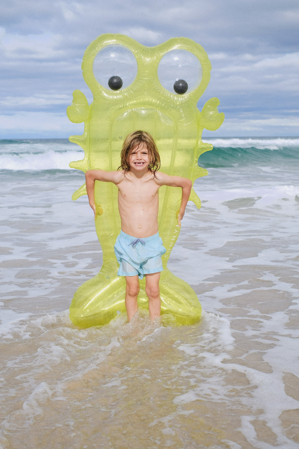 Matelas Flottant Sonny The Sea Creature Enfant - Jaune