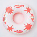 Adult Coral Float - Red and White Print