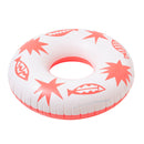 Adult Coral Float - Red and White Print