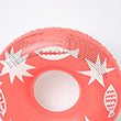 Adult Coral Float - Red and White Print