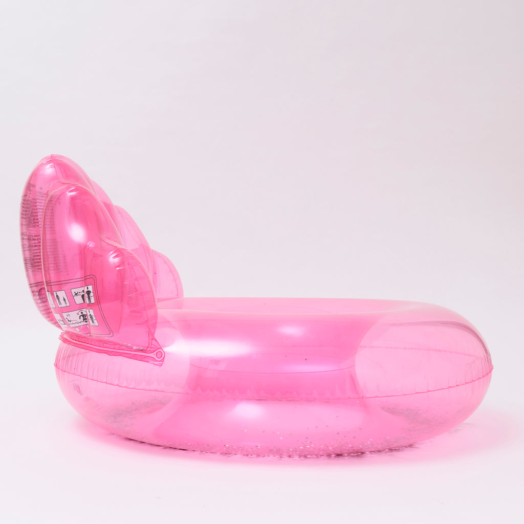 Bouée de Piscine de Luxe Coquillage Bubblegum
