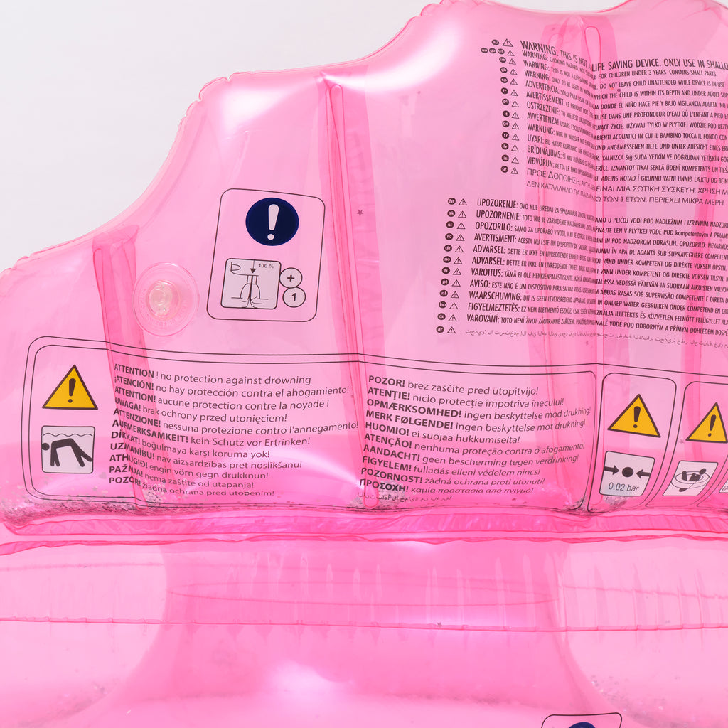 Bouée de Piscine de Luxe Coquillage Bubblegum