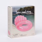 Bouée de Piscine de Luxe Coquillage Bubblegum
