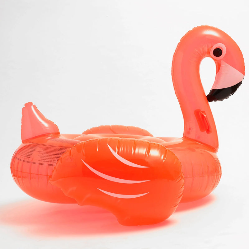 Bouée Géante Flamand Rose Rosie - Orange