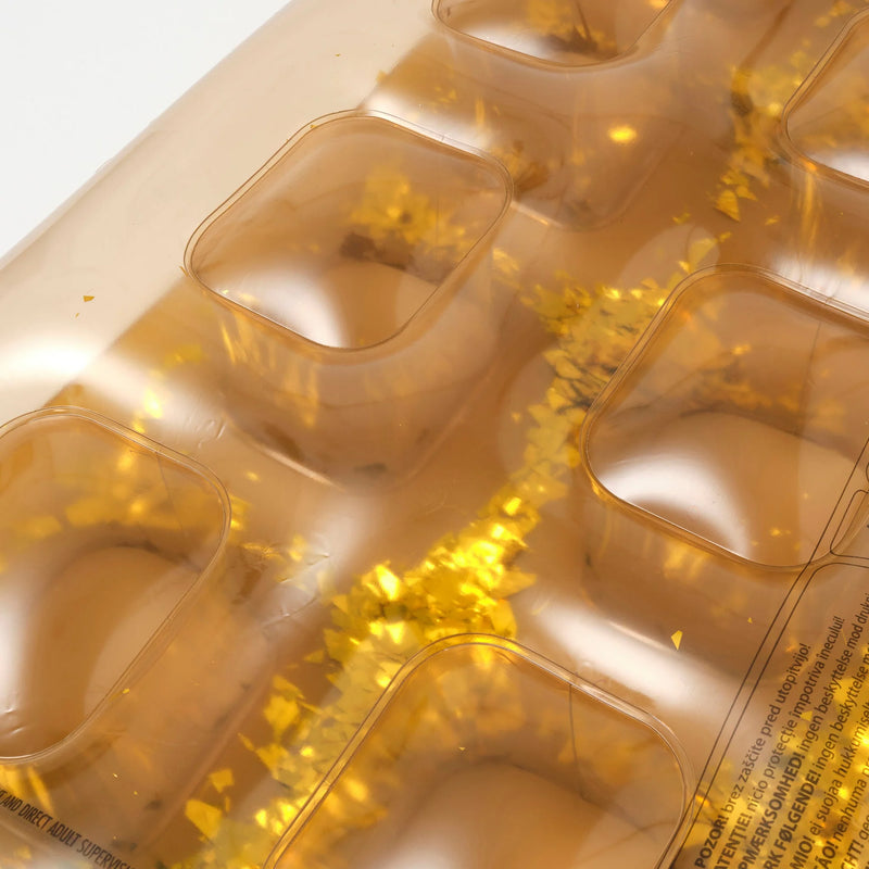 Matelas Flottant Disco Adulte - Or Paillettes