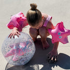 Ballon de Plage Gonflable 3D Rose Trésor de L'Océan