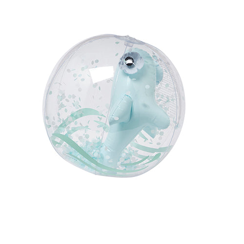 Ballon Gonflable 3D Shark Tribe - Transparent Et Bleu