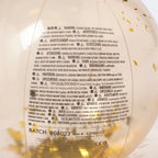 Disco Inflatable Ball - Gold Glitter