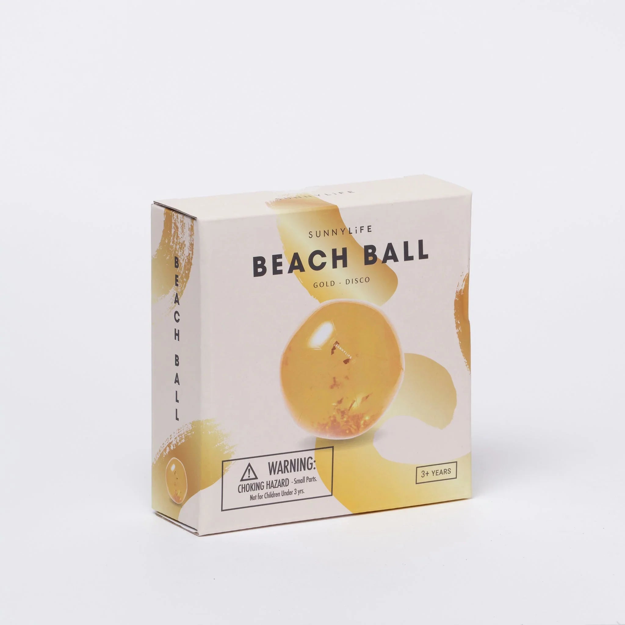 Disco Inflatable Ball - Gold Glitter