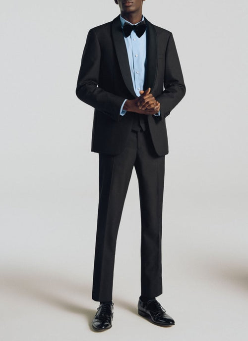 Fursac - Esmoquin de lana de 3 piezas - Negro - Hombre