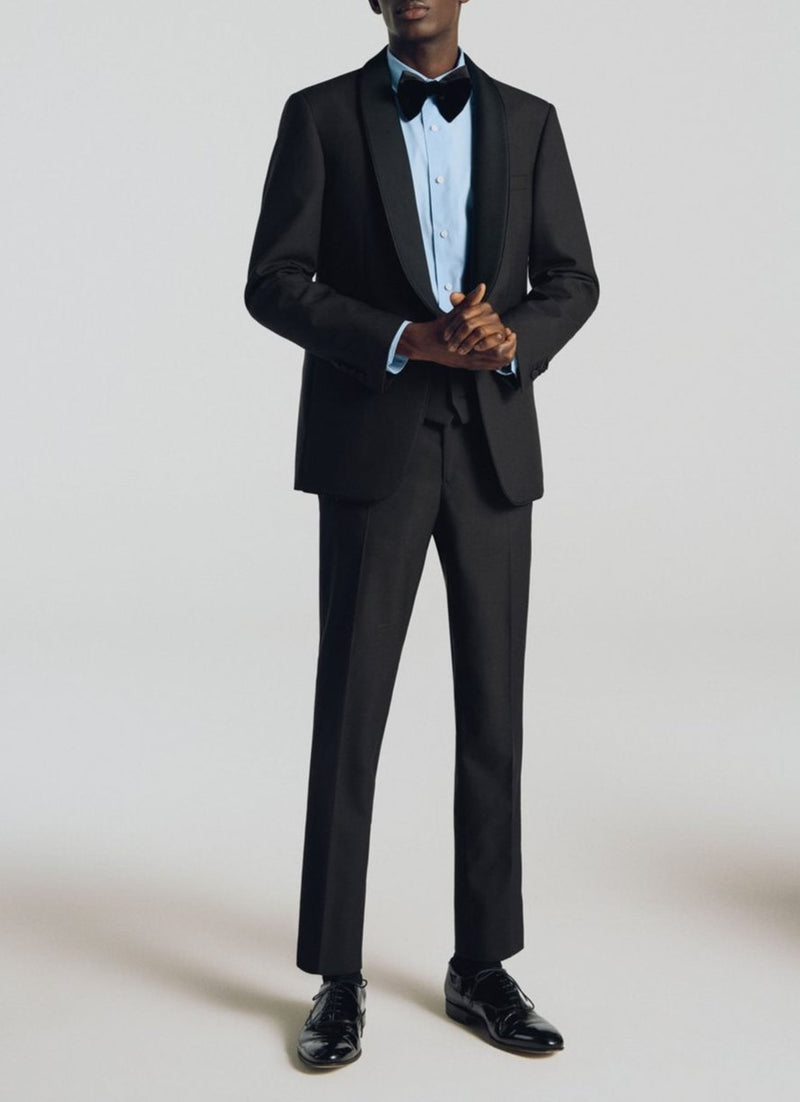 Fursac - Esmoquin de lana de 3 piezas - Negro - Hombre