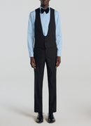 Fursac - Esmoquin de lana de 3 piezas - Negro - Hombre