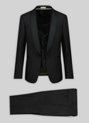 Fursac - Esmoquin de lana de 3 piezas - Negro - Hombre