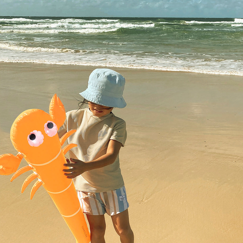 Nouille Gonflable Pour Enfants Sonny La Créature Marine Orange Fluo