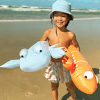 Nouille Gonflable Pour Enfants Sonny La Créature Marine Orange Fluo