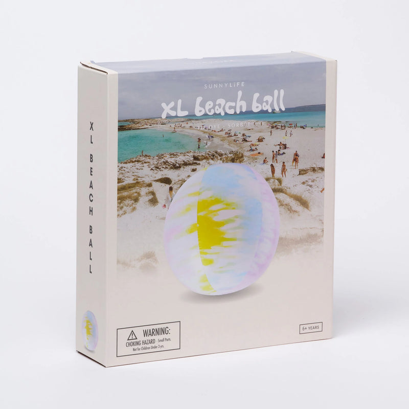 Ballon Geant Tie Dye Sorbet - Multicolore