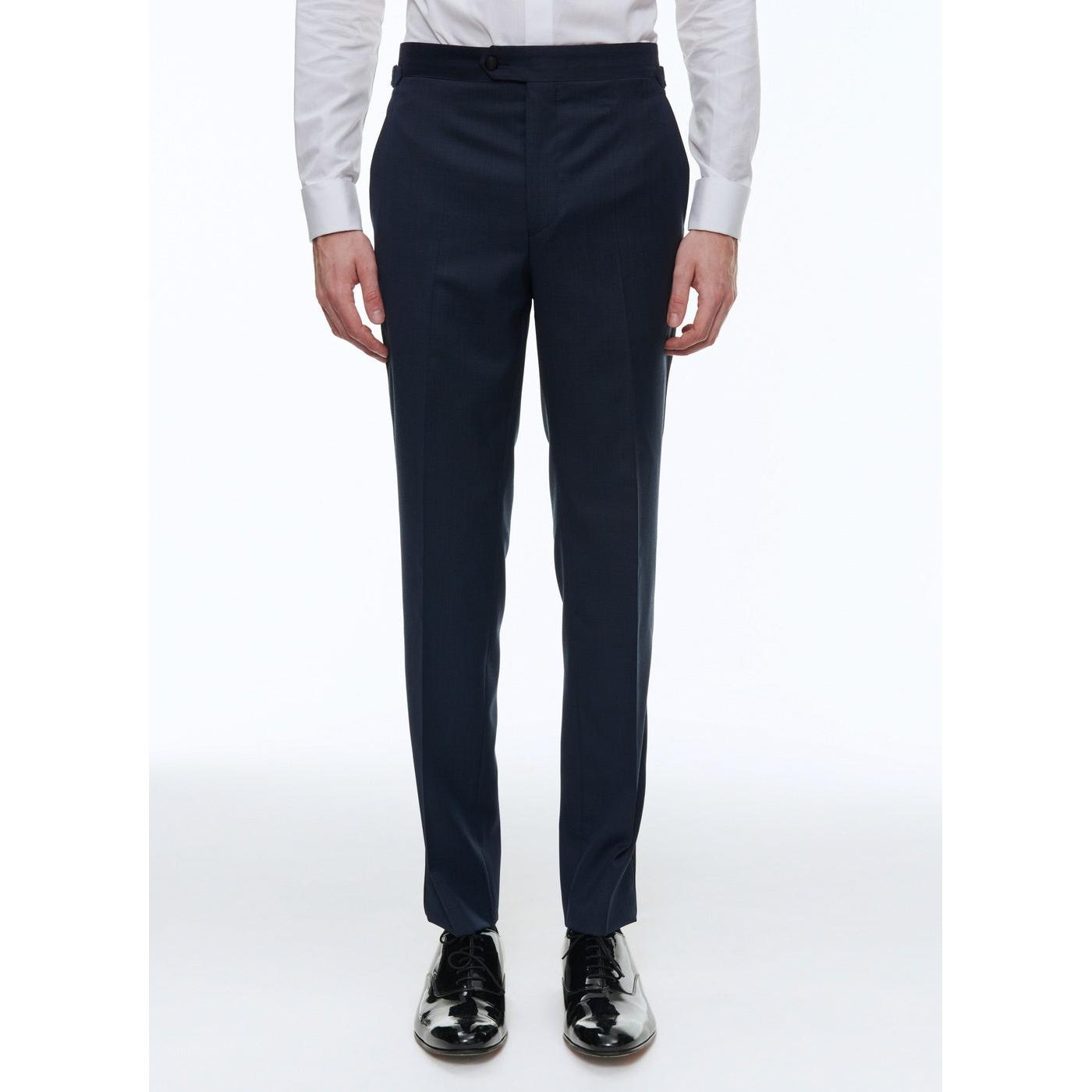 Fursac - Traje 2 Piezas de Lana con Micro Dibujo - Carbono