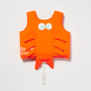 Swimming Vest 1-2 Sonny The Sea Creature Fluo Orange