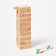 Jeu Jumbling Tower Coloriable - Imprimé Fond Marron