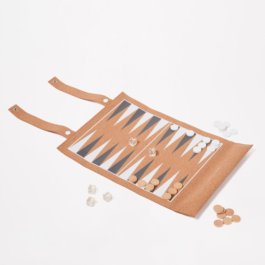 Juego de Corcho Transportable - Marrón