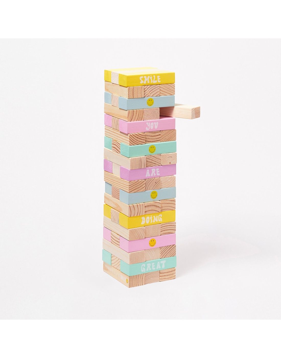Torre de madera gigante - Smiley