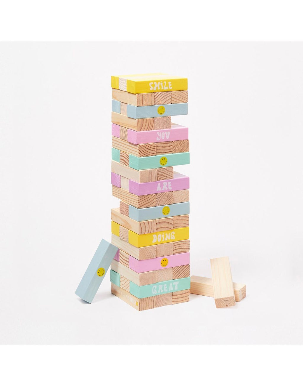 Torre de madera gigante - Smiley