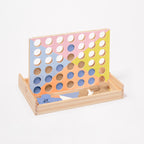 4-in-1 Wooden Travel Toy - Red and White Print