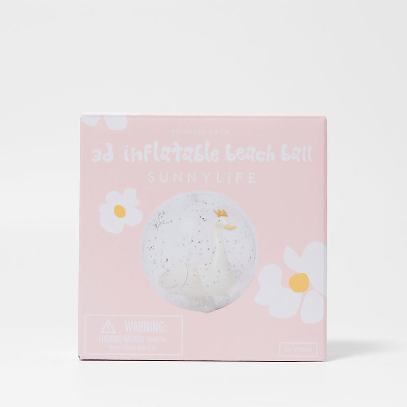 Ballon Gonflable De Plage Gonflable Cygne En Pvc - Multicolore