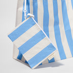Sac De Plage Fourre-Tout - Mid Blue Cream