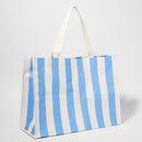 Sac De Plage Fourre-Tout - Mid Blue Cream